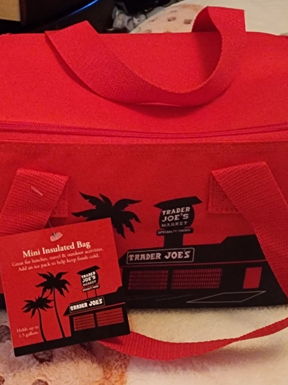 Trader Joe's Red Mini Insulated Bag